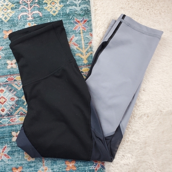 Old Navy Pants - Old Navy Active Black Gray Legging Small